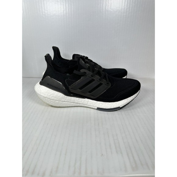 adidas Other - Adidas UltraBoost 21 Core Black Running Shoes Mens Size 7 / Womens Size 8 NEW